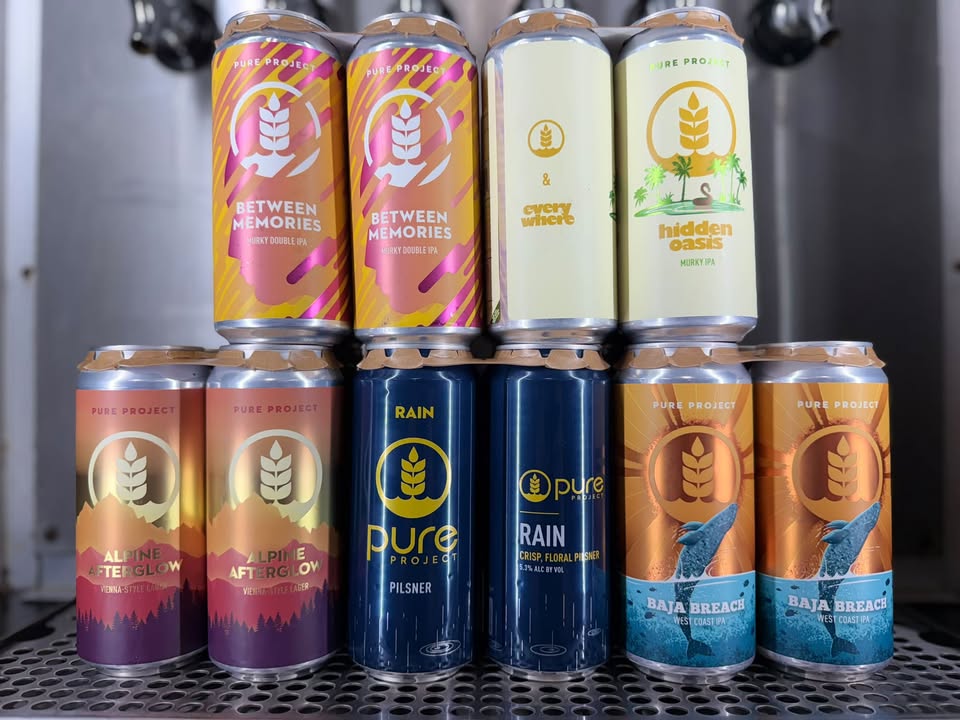 🌧️🍻 Cool temps, a little drizzle, and a fresh drop of Pure Project Brewing… tonight…